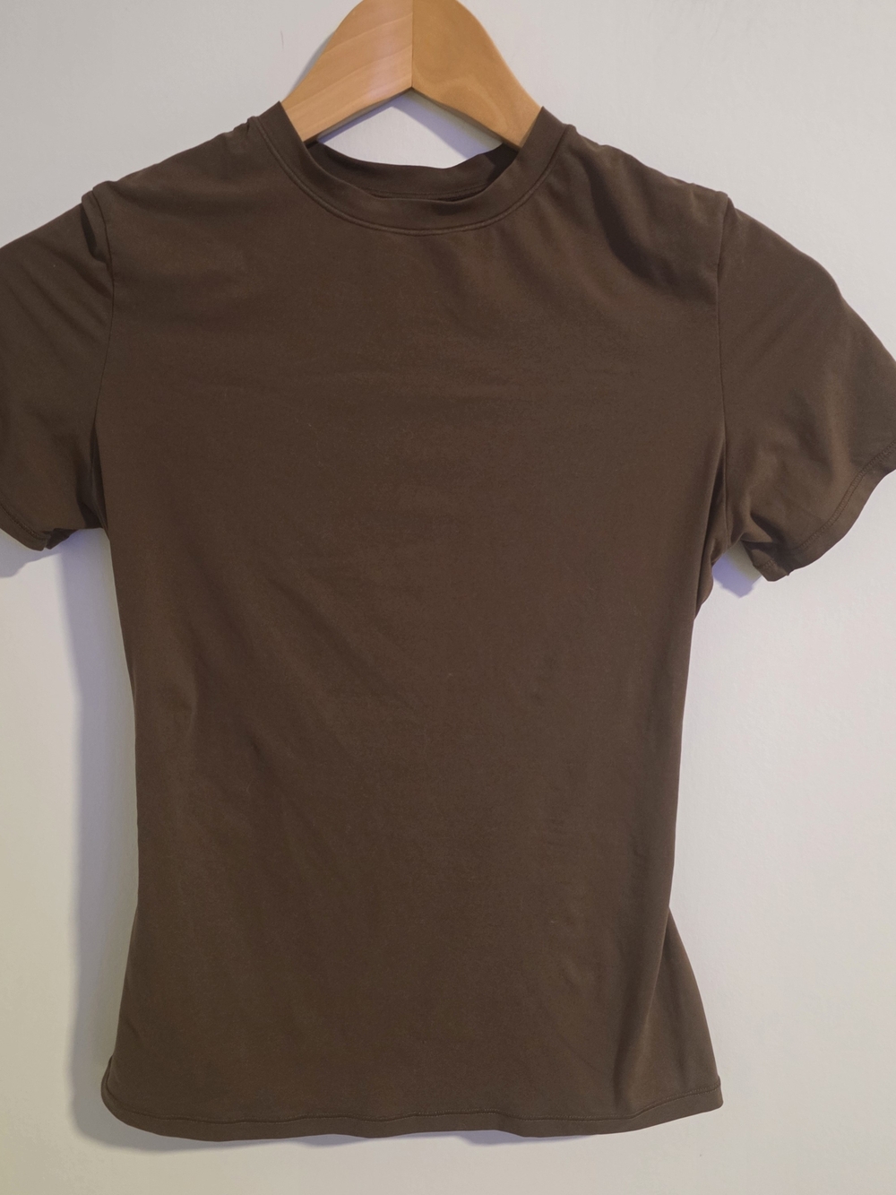 SKIMS Women’s Fits Everybody T-Shirt Brown Size Small S